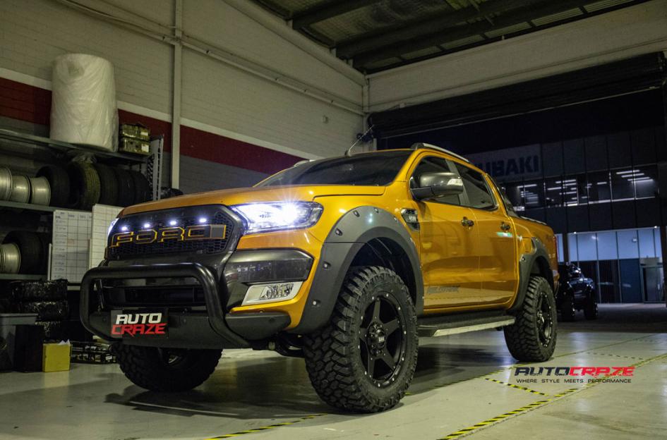 FORD RANGER GD04 MATTE BLACK